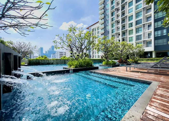 شقة Near Bts L Sukhumvit L Pool And Garden بانكوك